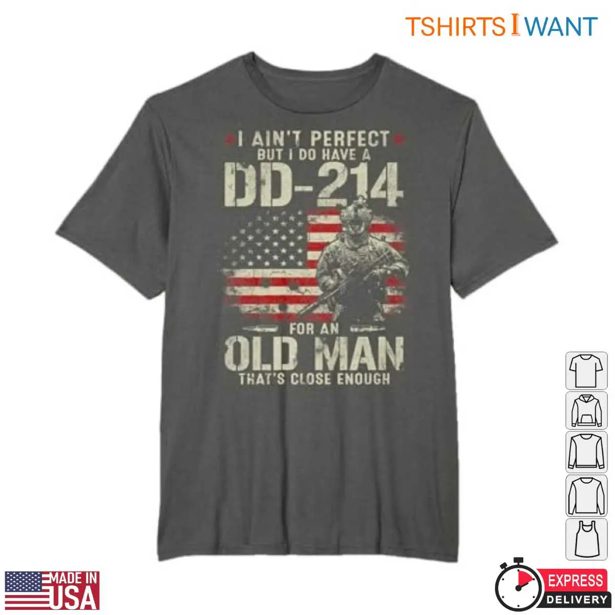 DD 214 Veteran T Shirts Proud Veteran Military Flag Tee 3 1.jpg