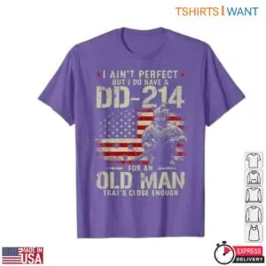 DD 214 Veteran T Shirts - Proud Veteran Old Man Military Tee with American Flag 11 DD 214 Veteran T Shirts Proud Veteran Military Flag Tee 6 1.jpg