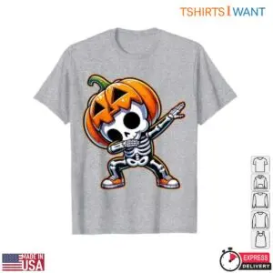 Dabbing Skeleton Pumpkin Head Halloween T-Shirt 6 Dabbing Skeleton Pumpkin Head Halloween T Shirt 2 1.jpg