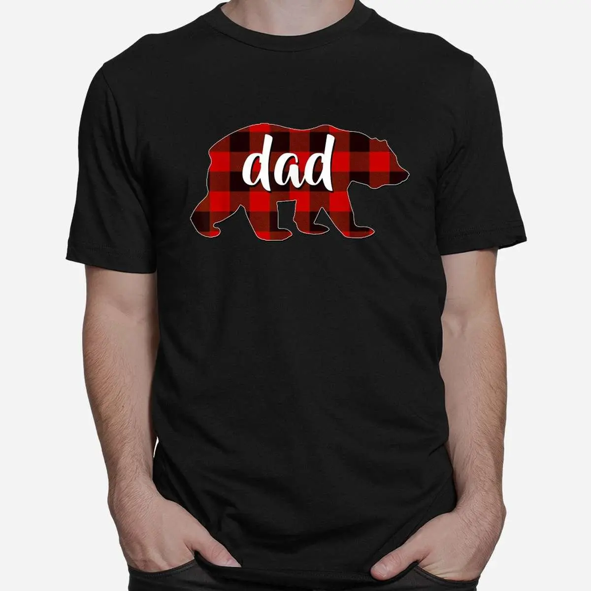 Dad Buffalo Plaid Christmas Pajama Shirt - Red Matching Family Papa Tee 2 Dad Buffalo Plaid Christmas Pajama Shirt 2 1.jpg