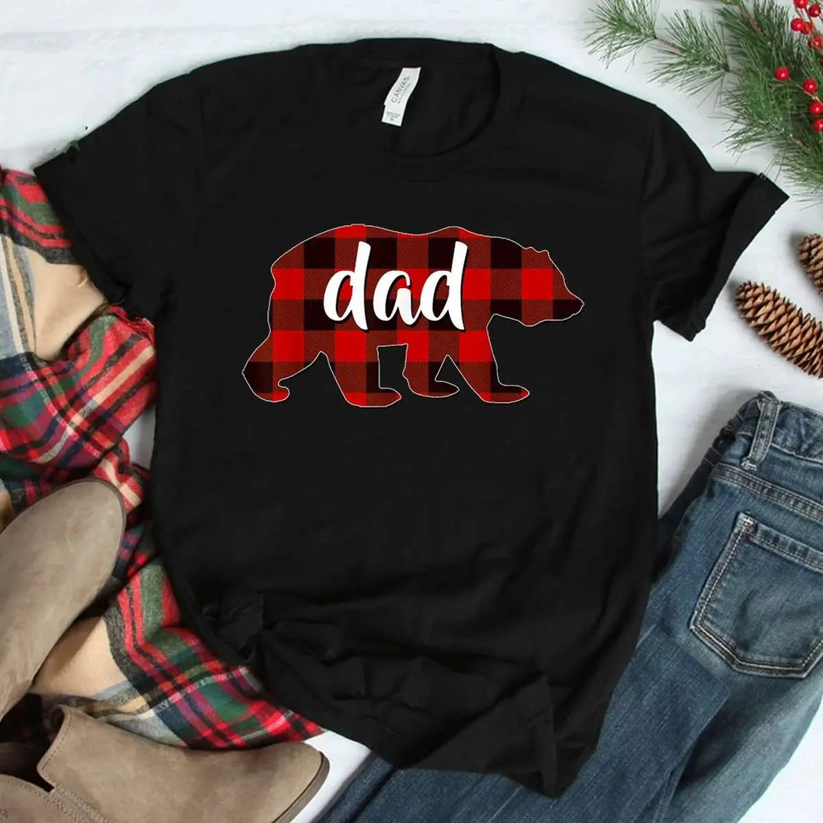 Dad Buffalo Plaid Christmas Pajama Shirt - Red Matching Family Papa Tee 3 Dad Buffalo Plaid Christmas Pajama Shirt 3 1.jpg