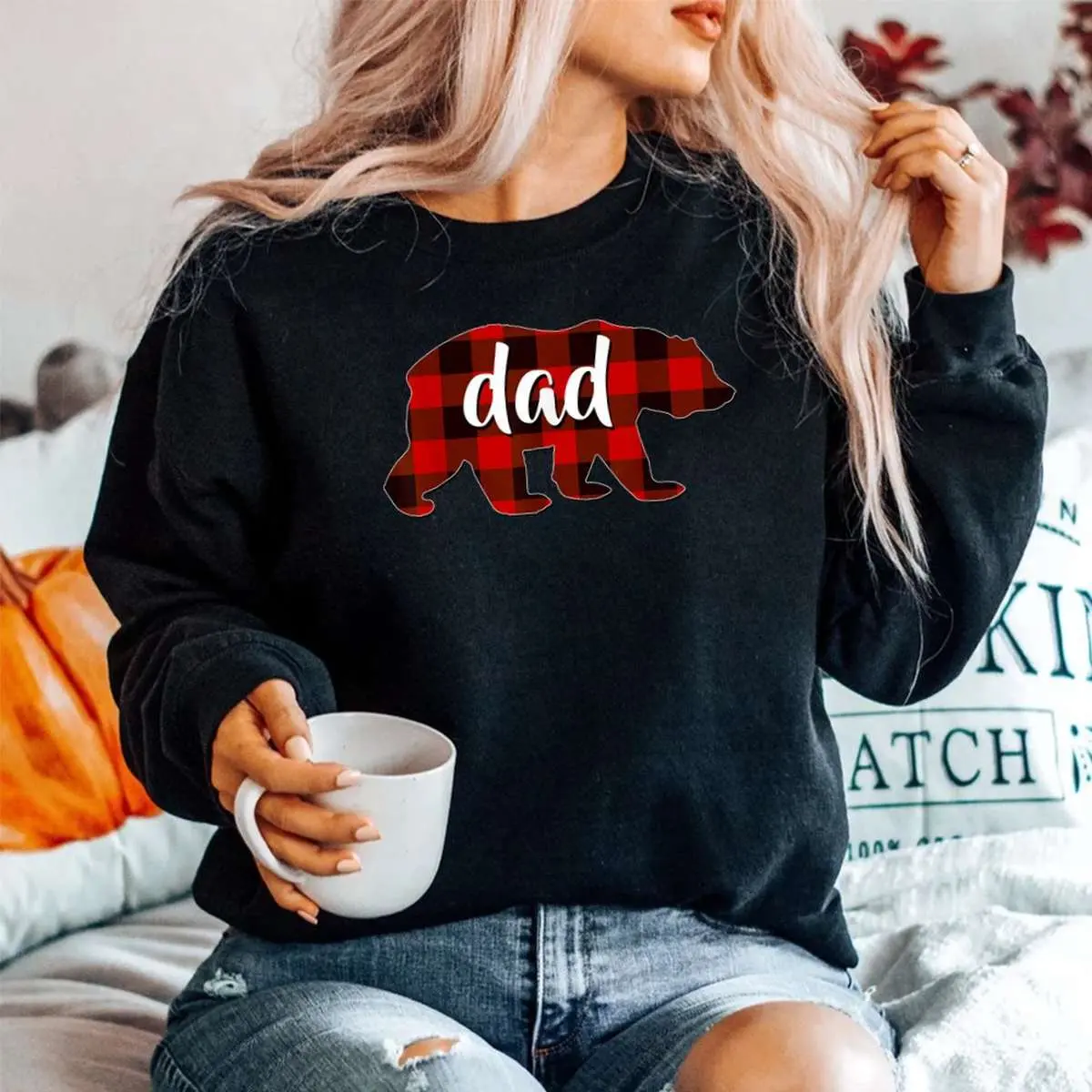 Dad Buffalo Plaid Christmas Pajama Shirt - Red Matching Family Papa Tee 5 Dad Buffalo Plaid Christmas Pajama Shirt 5 1.jpg