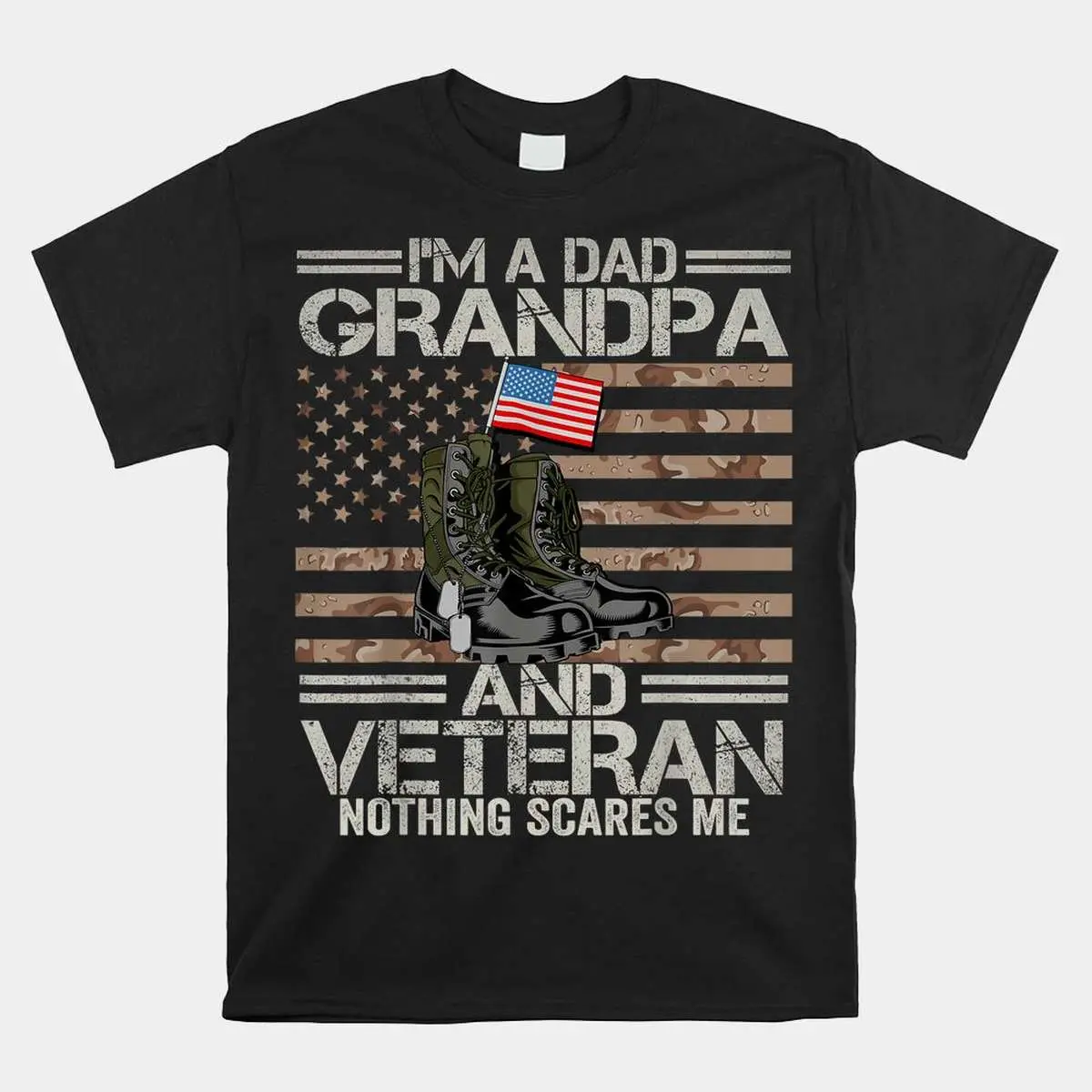 Dad Grandpa Veteran Camo US Flag T Shirt 1 1.jpg