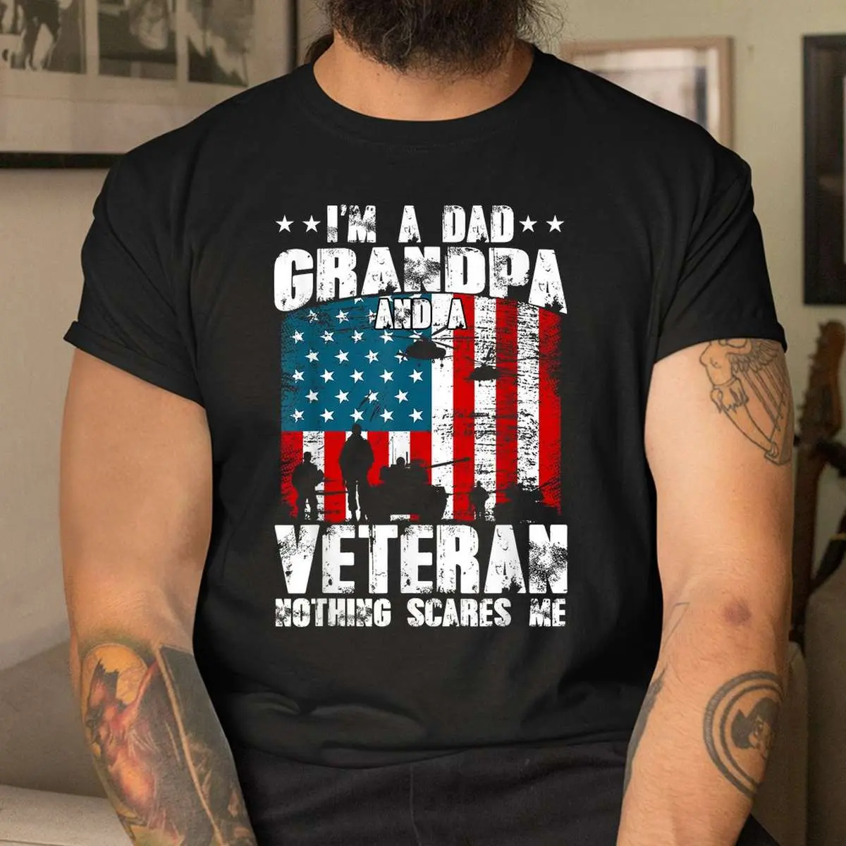 Happy Veterans Day Dad and Grandpa Veteran Father's Day Shirt 4 Dad Grandpa Veteran Fathers Day Shirt 4 1.jpg