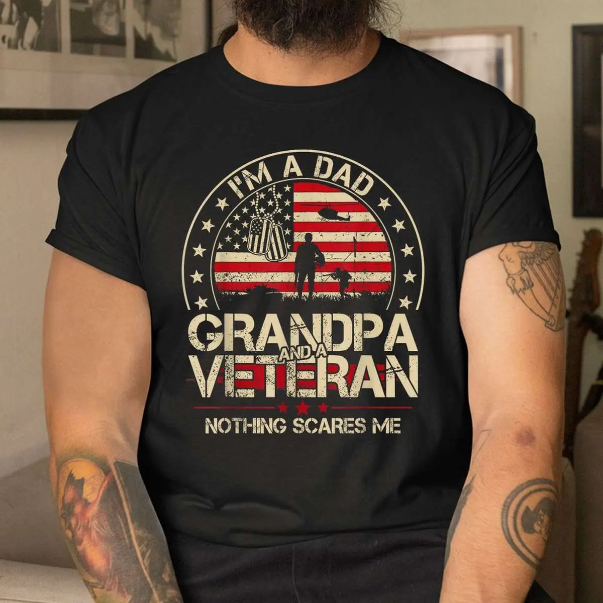 Dad Grandpa Veteran Fearless T Shirt 4 1.jpg
