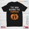 Dad To Be Halloween Shirts: The Man Behind The Pumpkin Dad Pregnancy Reveal Halloween Tee 11 Dad To Be Halloween Shirts Pumpkin Reveal Costume 1 1.jpg