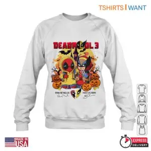 Deadpool and Wolverine Funny Halloween Design, Deadpool 3 T-Shirt