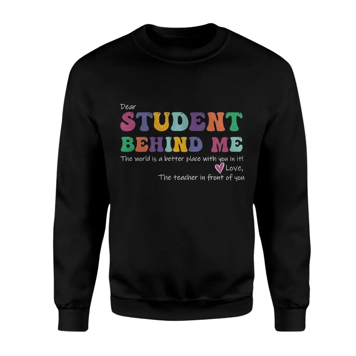 Dear Student Behind Me Teacher Positive Affirmation T Shirt 3 1.jpg