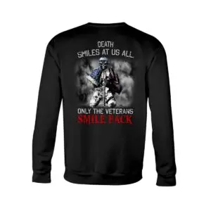 Death Smiles at Us All Soldier with Flag - Veterans Day Shirts 8 Death Smiles at Us All Soldier with Flag - Veterans Day Long sleeve