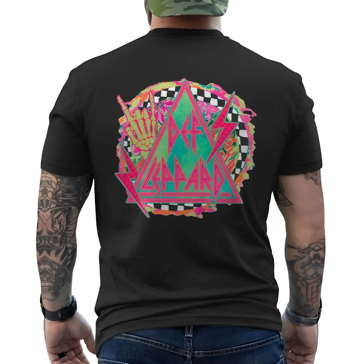Def Leppard Hysteria Tour 80s Rock Band T Shirt 6 1.jpg