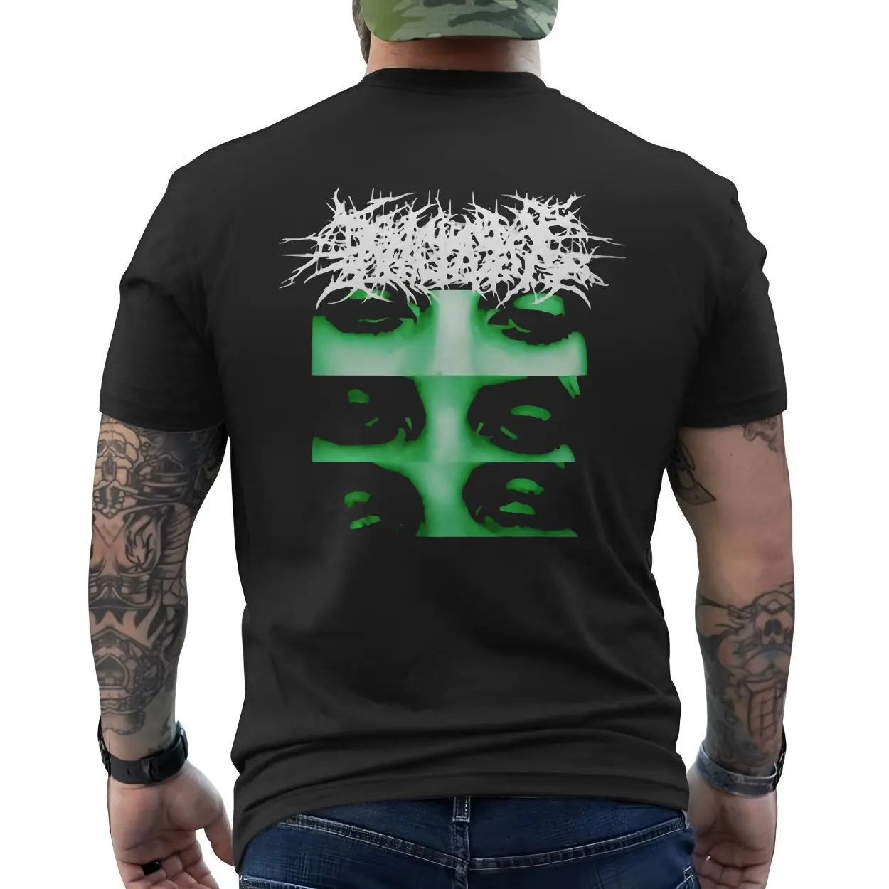 Deftones White Pony T Shirt Death Metal Parody Album Art Tee 6 1.jpg