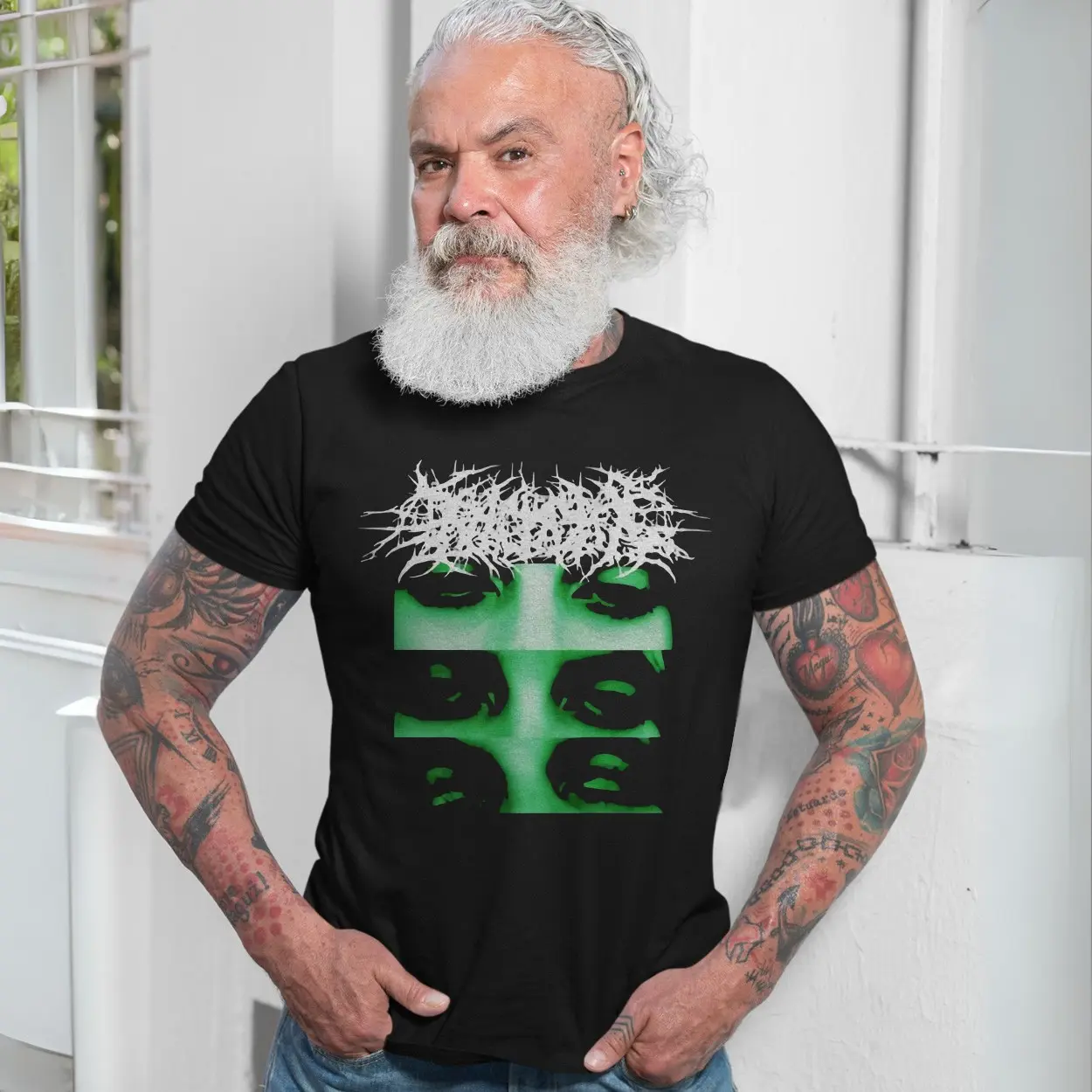 Deftones White Pony T Shirt Death Metal Parody Album Art Tee 7 1.jpg