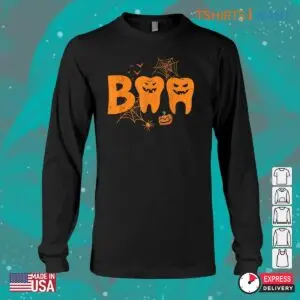 Dental Halloween: Boo Dentist Pumpkin Dental Assistant Halloween Shirt 6 Dental Halloween Spooky Dentist Pumpkin Tee 3 1.jpg