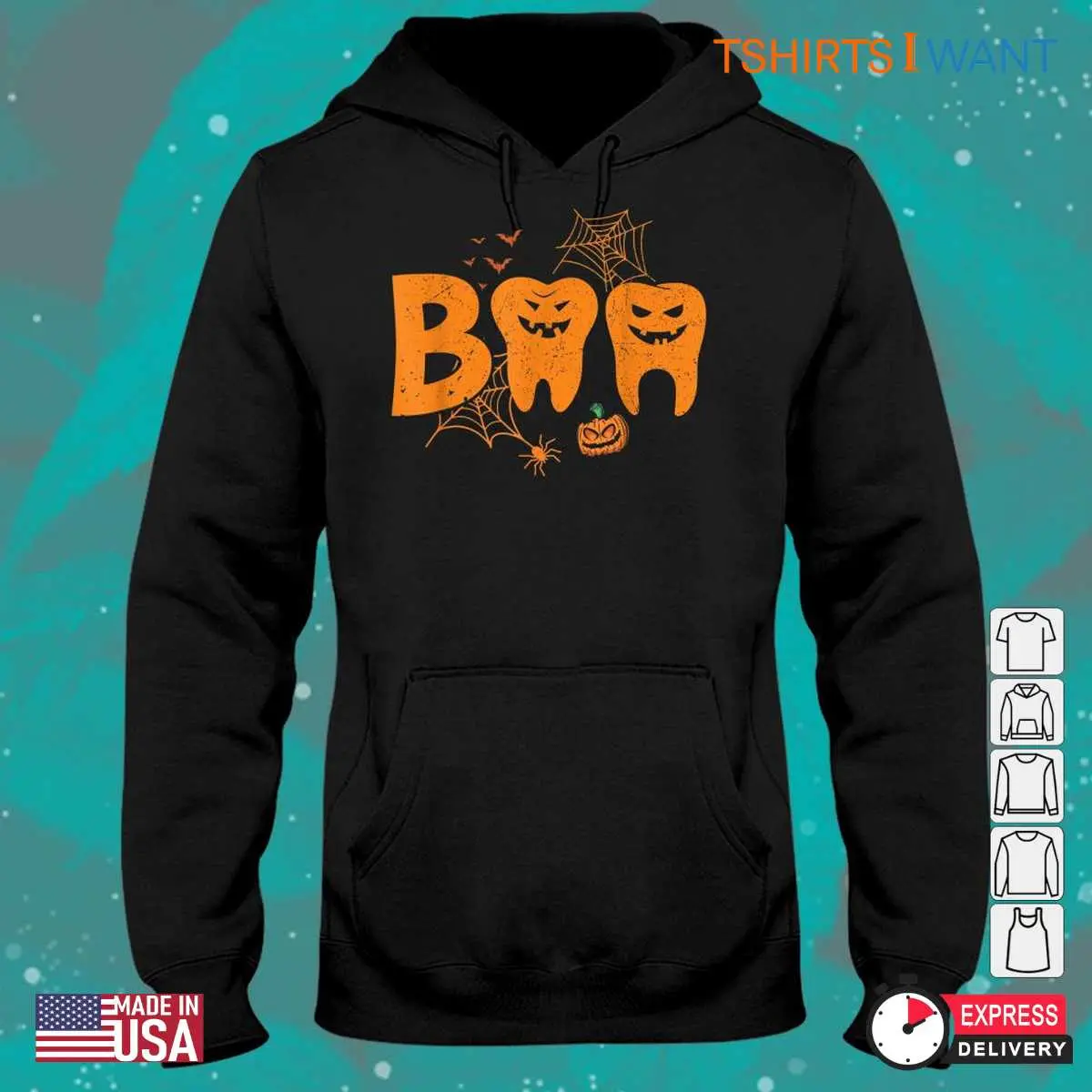Dental Halloween Spooky Dentist Pumpkin Tee 4 1.jpg