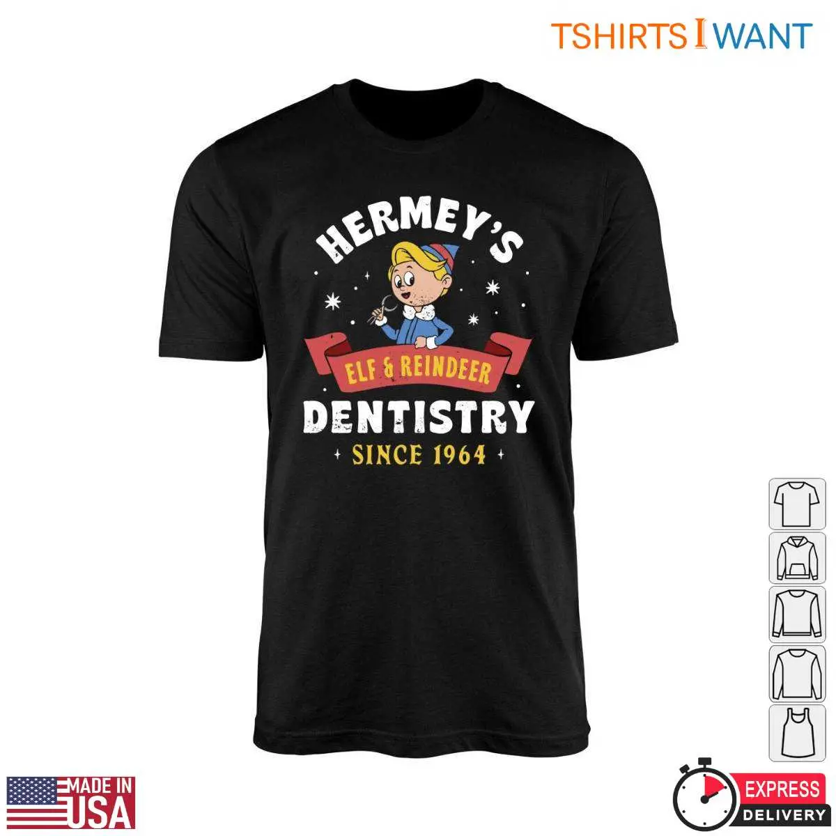 Dentist Elf Dentist Elf T Shirt Hermeys Elf Dentistry Holiday Tee 1 1.jpg