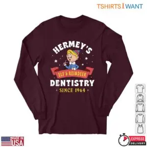 Dentist Elf T-Shirt - Hermey’s Elf & Reindeer Dentistry Since 1964 Holiday Tee 7 Dentist Elf Dentist Elf T Shirt Hermeys Elf Dentistry Holiday Tee 3 1.jpg
