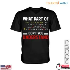 Depth of Field T-Shirt - Funny Photographer Humor Design 7 Depth of Field T Shirt Funny Photographer 2 1.jpg