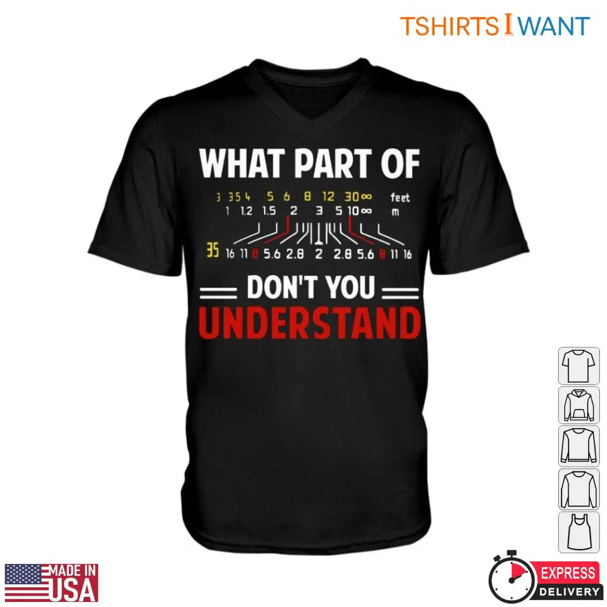 Depth of Field T Shirt Funny Photographer 2 1.jpg