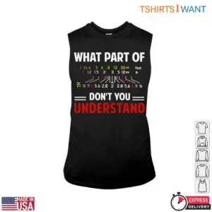 Depth of Field T-Shirt - Funny Photographer Humor Design 8 Depth of Field T Shirt Funny Photographer 3 1.jpg
