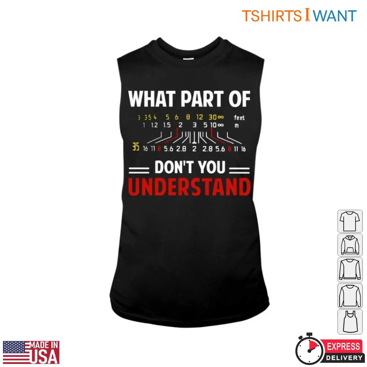 Depth of Field T Shirt Funny Photographer 3 1.jpg