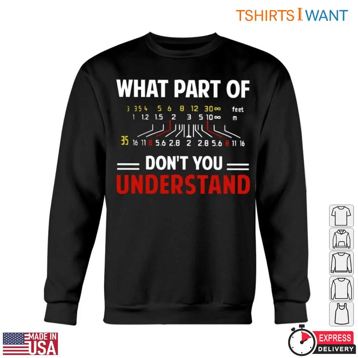 Depth of Field T Shirt Funny Photographer 5 1.jpg