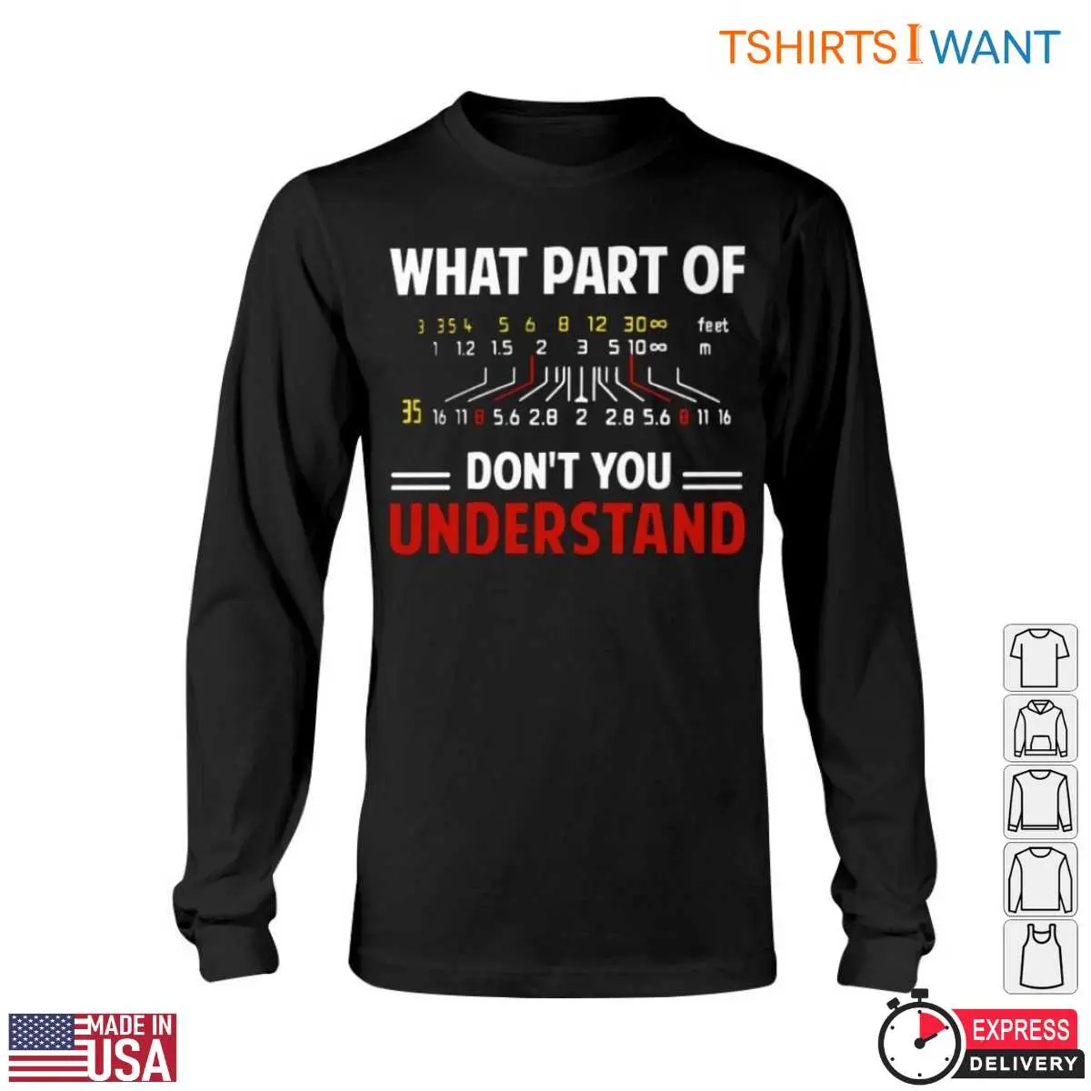 Depth of Field T Shirt Funny Photographer 6 1.jpg