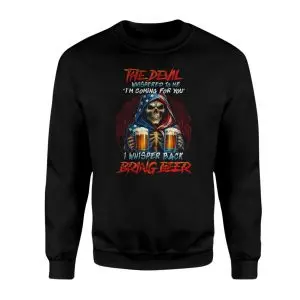 Devil Whisper Bring Beer Skeleton Funny Drinking T-Shirt 9 Devil Whisper Bring Beer Skeleton Funny Drinking T Shirt 3 1.jpg