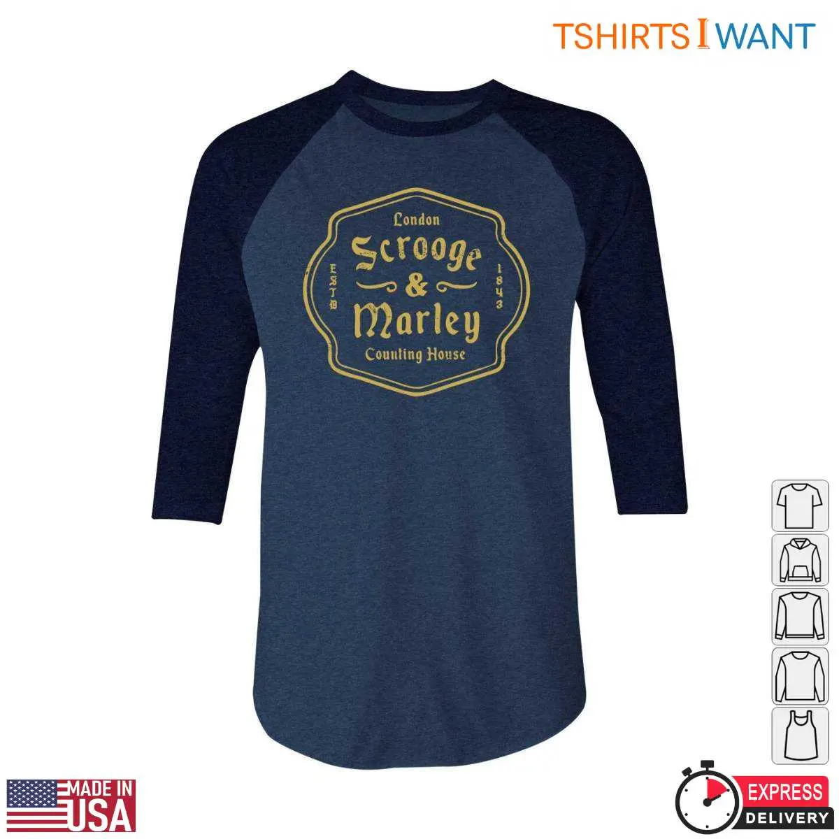 Dickens Christmas T Shirt Classic Counting House Theme 4 1.jpg