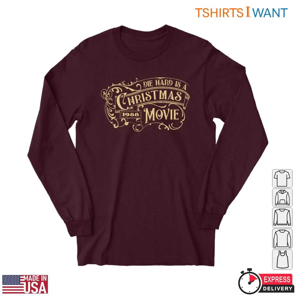 Die Hard Christmas Movie T Shirt 1988 Classic Tribute 3 1.jpg