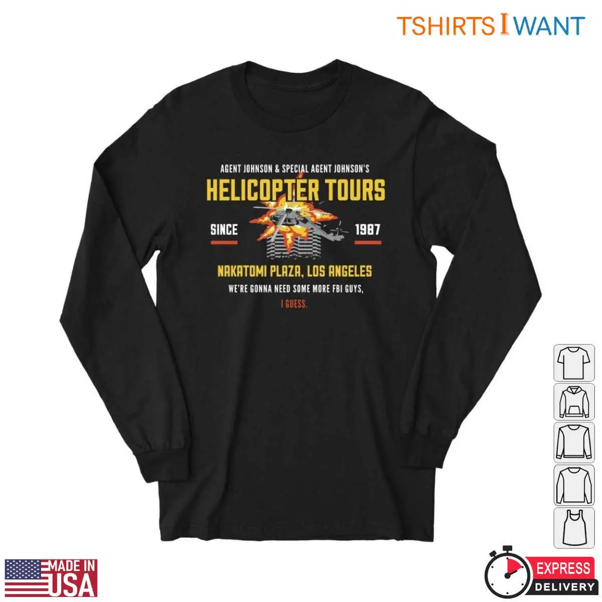 Die Hard Nakatomi Plaza T Shirt Helicopter Tours Quote 2 1.jpg
