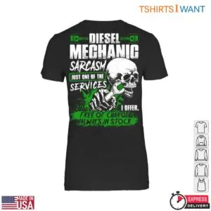 Diesel Mechanic Jobs T-shirt – Free Service Always in Stock, Funny Skull Wrench Graphic Tee 8 Diesel Mechanic Jobs T shirt E28093 Free Service Always in Stock Funny Skull Wrench Graphic Tee 3.jpg