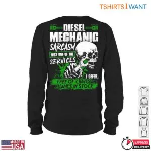 Diesel Mechanic Jobs T-shirt – Free Service Always in Stock, Funny Skull Wrench Graphic Tee 10 Diesel Mechanic Jobs T shirt E28093 Free Service Always in Stock Funny Skull Wrench Graphic Tee 5.jpg