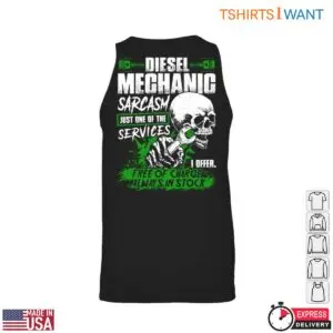 Diesel Mechanic Jobs T-shirt – Free Service Always in Stock, Funny Skull Wrench Graphic Tee 11 Diesel Mechanic Jobs T shirt E28093 Free Service Always in Stock Funny Skull Wrench Graphic Tee 6.jpg