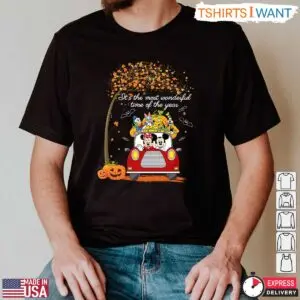 Disney Characters On Car Halloween T-Shirt – Mickey and Friends Most Wonderful Time of the Year Tee 9 Disney Characters On Car Halloween T Shirt Mickey and Friends Most Wonderful Time of the Year Tee 4 1.jpg