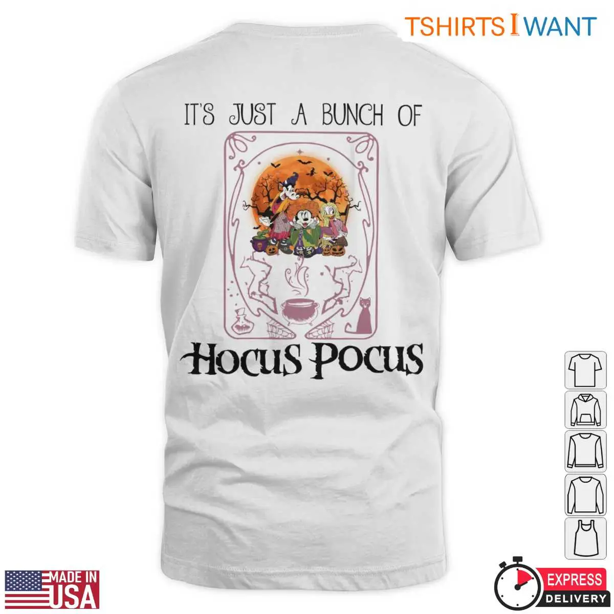 Disney Halloween Hocus Pocus T Shirt E28093 Mickey and Friends Witch Costume Graphic Tee 2.jpg