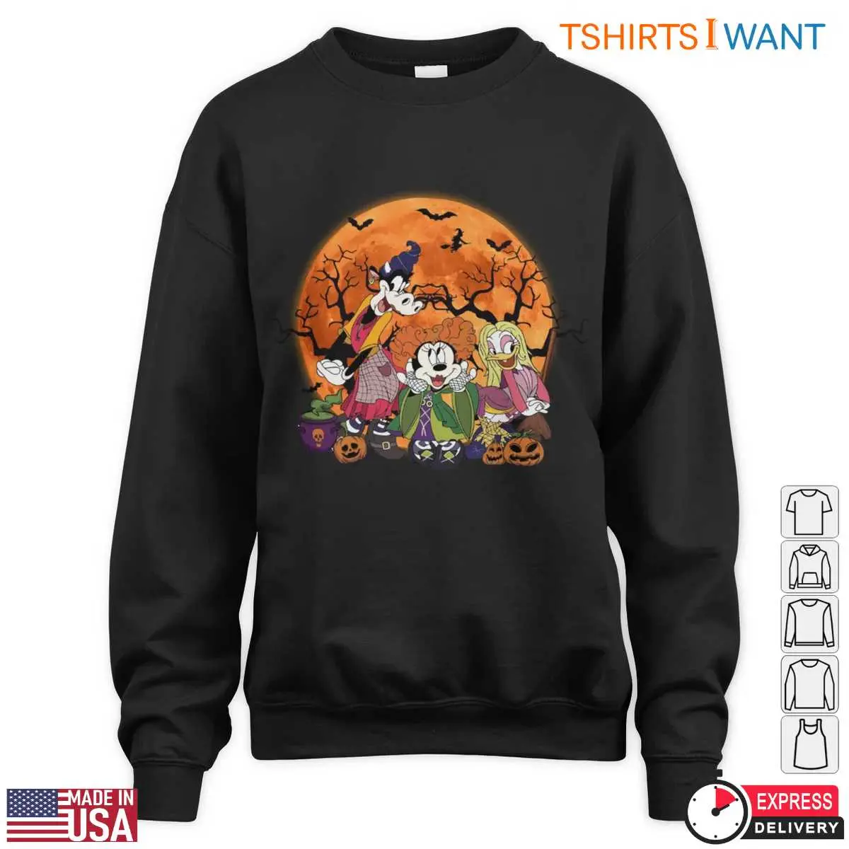 Disney Halloween Hocus Pocus T Shirt E28093 Mickey and Friends Witch Costume Graphic Tee 5.jpg
