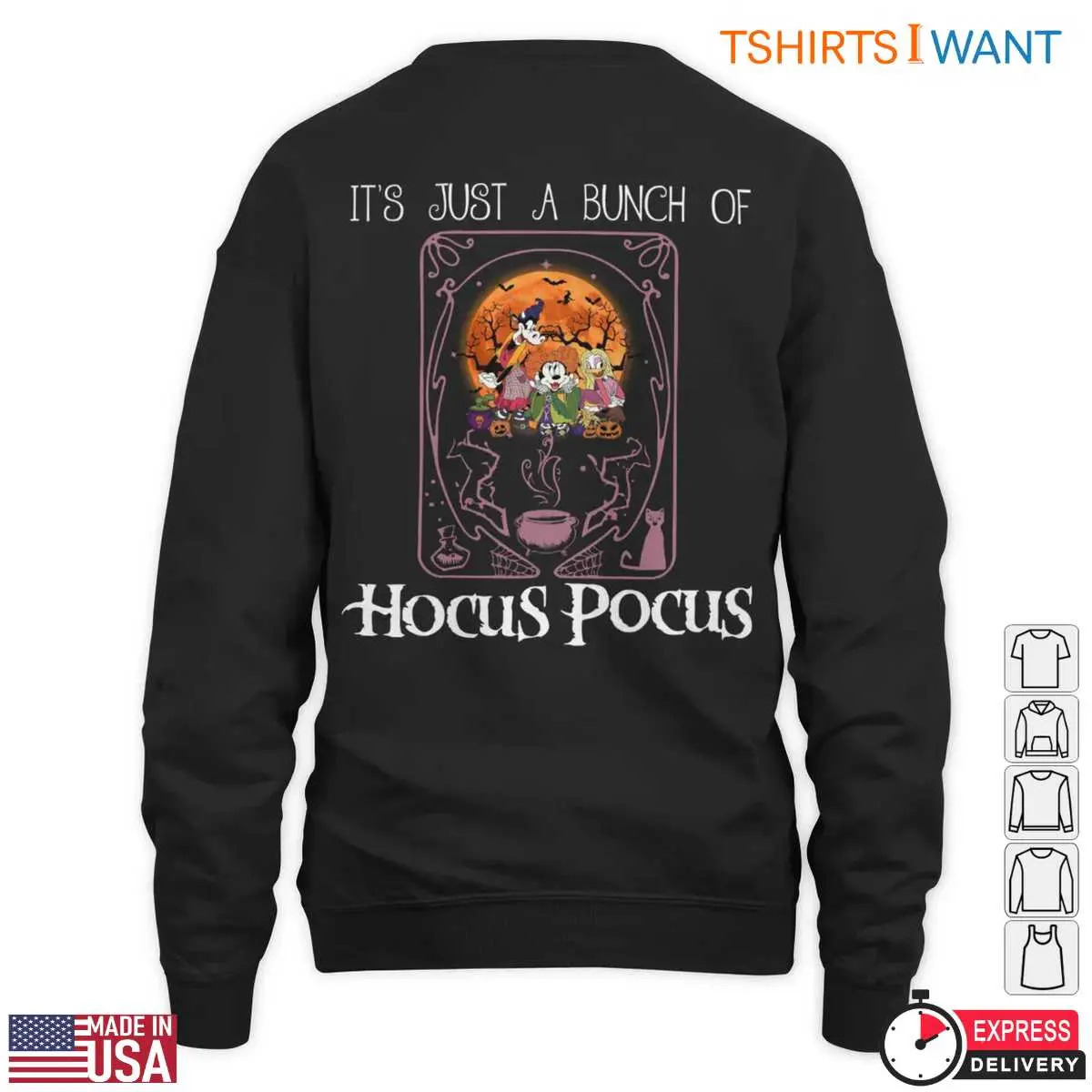 Disney Halloween Hocus Pocus T Shirt E28093 Mickey and Friends Witch Costume Graphic Tee 6.jpg