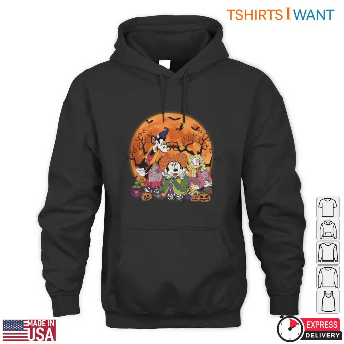 Disney Halloween Hocus Pocus T Shirt E28093 Mickey and Friends Witch Costume Graphic Tee 7.jpg