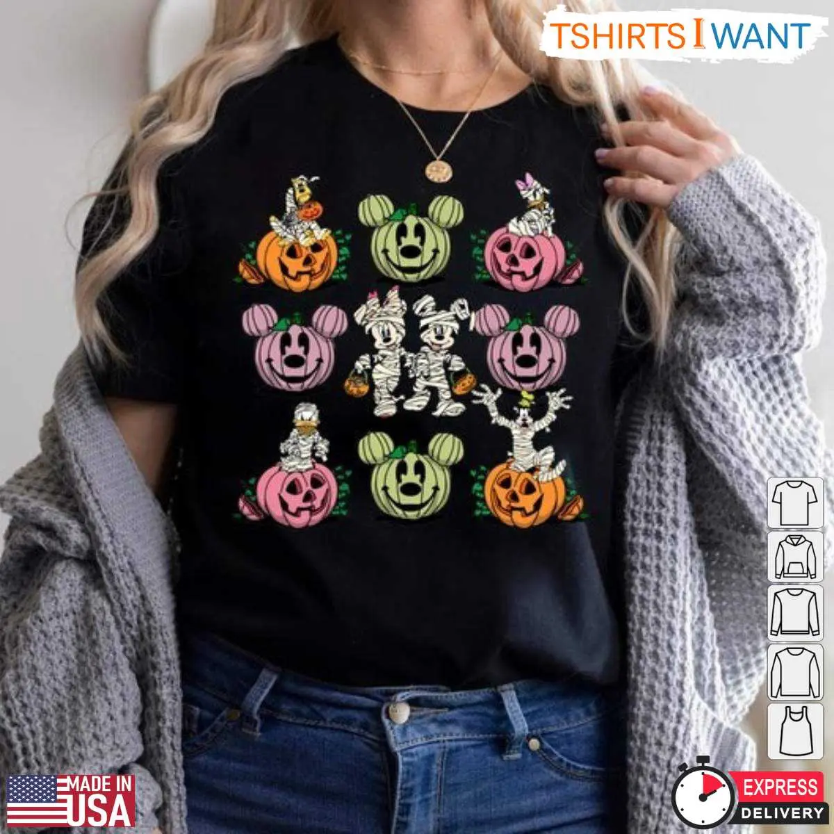 Disney Pumpkin Halloween Characters T Shirt 1 1.jpg