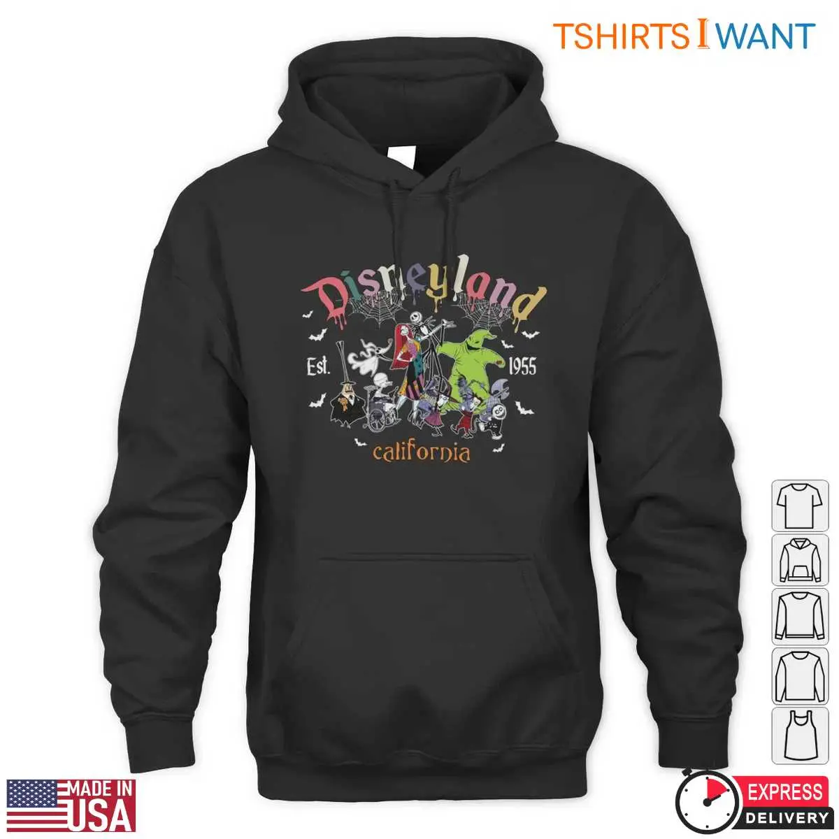 Disneyland 1955 California T-Shirt – Spooky Halloween Theme Park Graphic Tee 11 Disneyland 1955 California T-Shirt – Spooky Halloween Theme Park Graphic Tee