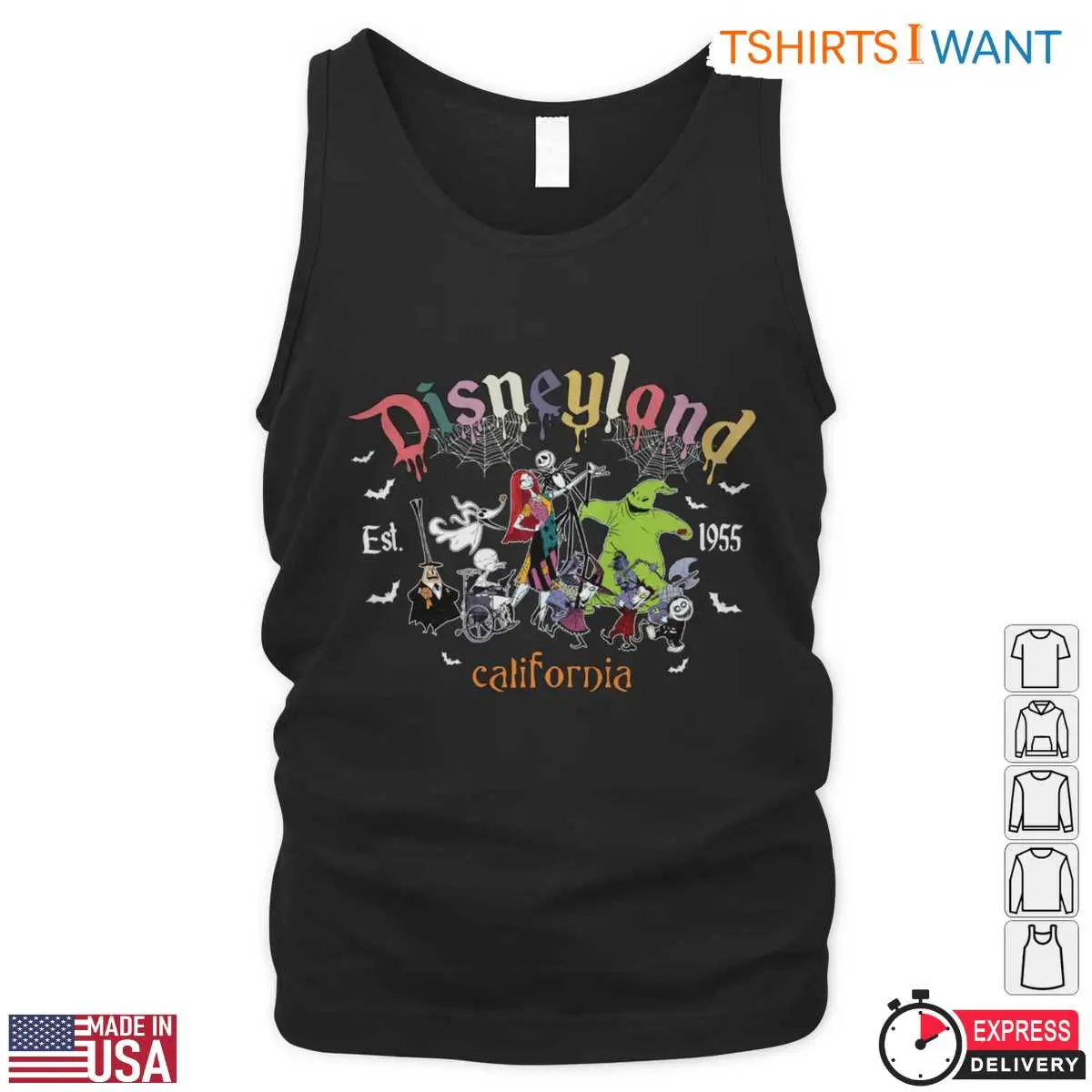 Disneyland 1955 California T Shirt E28093 Spooky Halloween Theme Park Graphic Tee 5.jpg