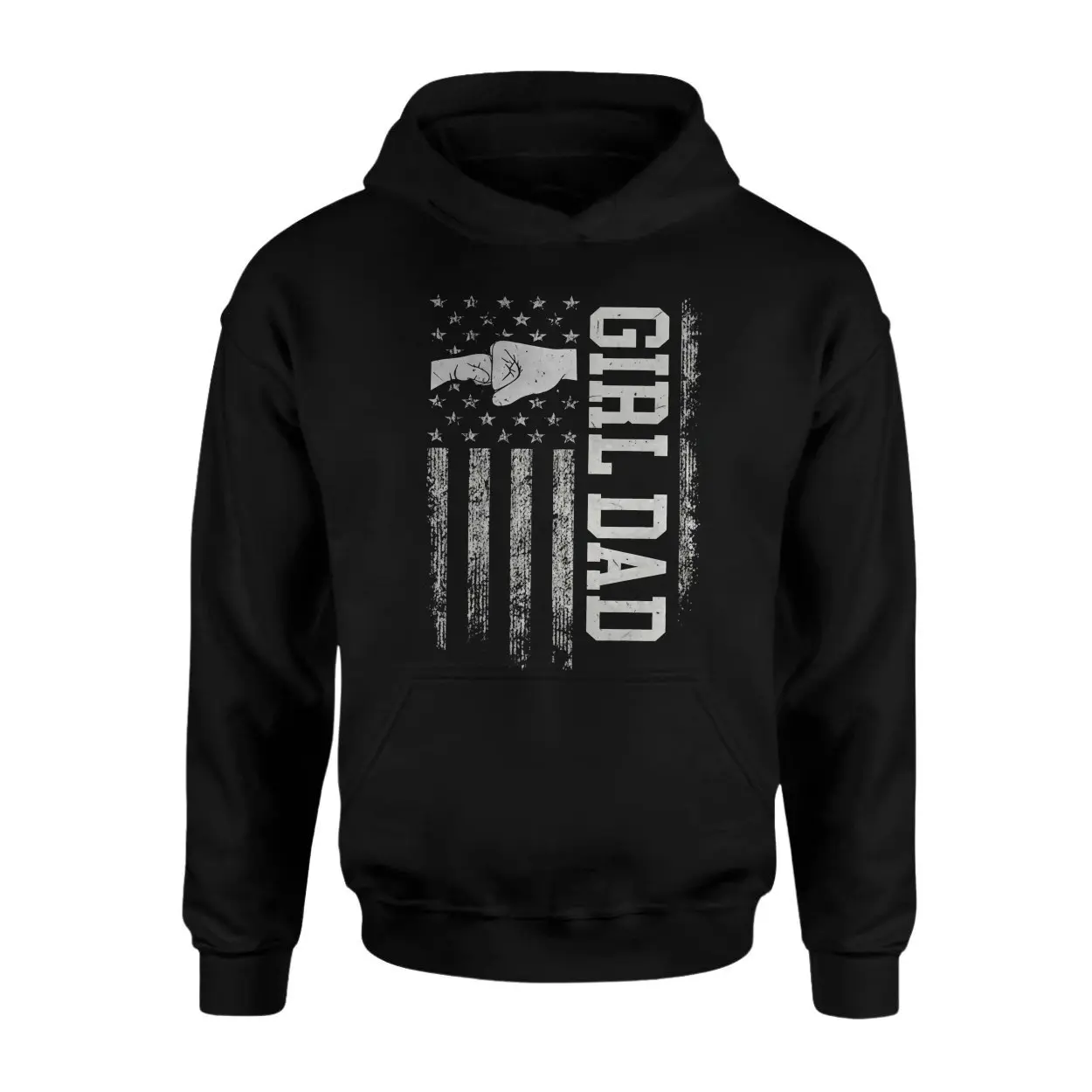 Distressed Girl Dad Fist Bump American Flag T Shirt 2 1.jpg