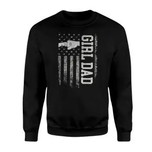 Distressed Girl Dad Fist Bump American Flag T-Shirt 9 Distressed Girl Dad Fist Bump American Flag T Shirt 3 1.jpg