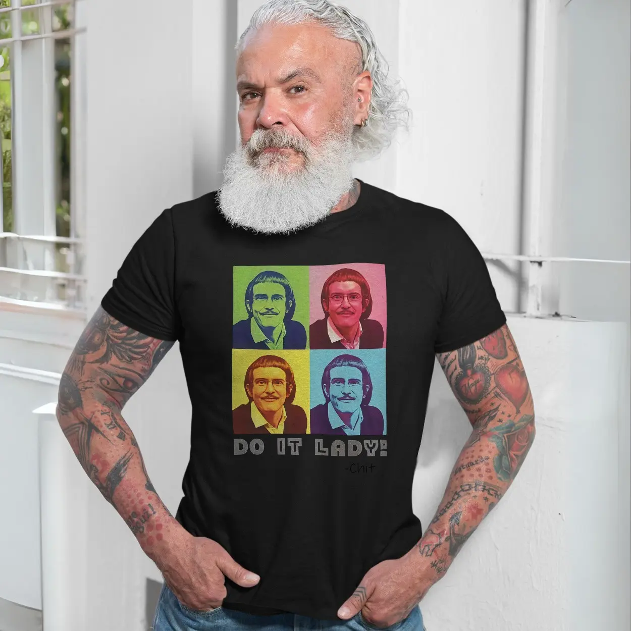 Do It Lady Pop Art Funny Retro Mustache T Shirt 7 1.jpg
