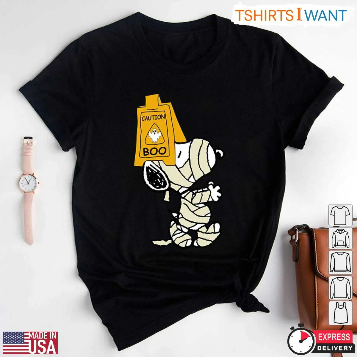 Dog Halloween T Shirts Snoopy Mummy Design 1 1.jpg