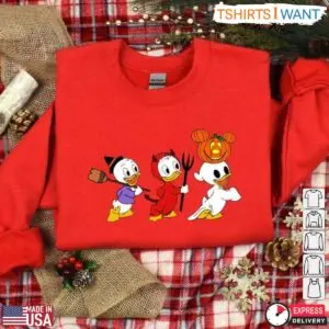 Donald Duck Halloween Disney Nephews Sweatshirt