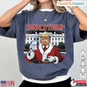 Donald Trump Christmas T-Shirt - Funny Santa Busch Light Holiday Tee 6 Donald Trump Christmas T Shirt Funny Santa Holiday Tee 2 1.jpg