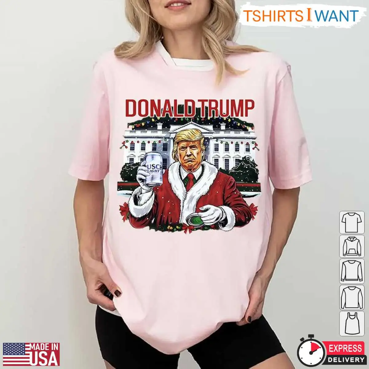 Donald Trump Christmas T Shirt Funny Santa Holiday Tee 3 1.jpg