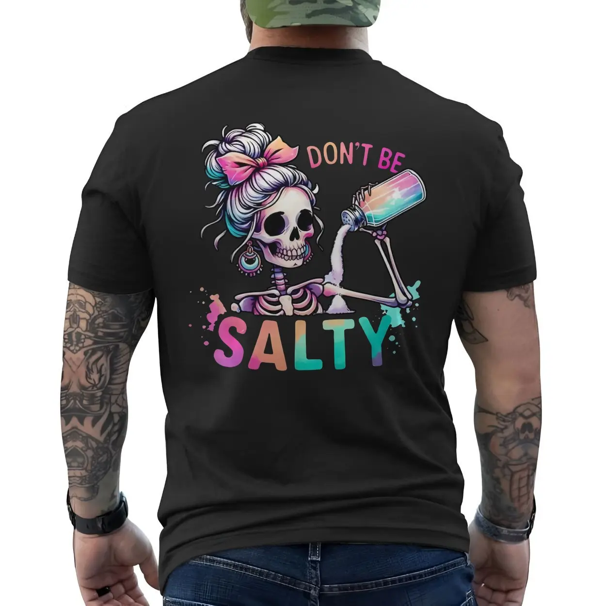 Don't Be Salty Funny Skeleton Pun T-Shirt 6 Dont Be Salty Funny Skeleton Pun T Shirt 6 1.jpg