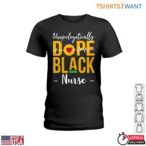 Dope Black Nurse T-Shirt - Unapologetic Heartbeat & Colorful Graphic for Healthcare Professionals 7 Dope Black Nurse Heartbeat Tee 2 1.jpg